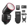 Godox Flash V100 V100C 100Ws TTL Round Head Camera Flash Speedlight for Canon EOS Rebel SL1 T4i T5i T6i T7i 5D3 5DIV M5 M10 M50 M100 Camera view 1