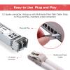 1 Pack 1000BASE-SX Transceiver and 1 Pack OM3 LC to LC Fiber Patch Cable Multimode Fiber Duplex - LSZH 1 Meter(3ft) view 4