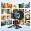 ATLI 1080P Time Lapse Camera WiFi HDR APP Control Real-time Preview Timing Shooting Manual Focus Timelapse Video Camera for Indoor Flower Plants Weather Remote Access (White Camera with Black case) view 3