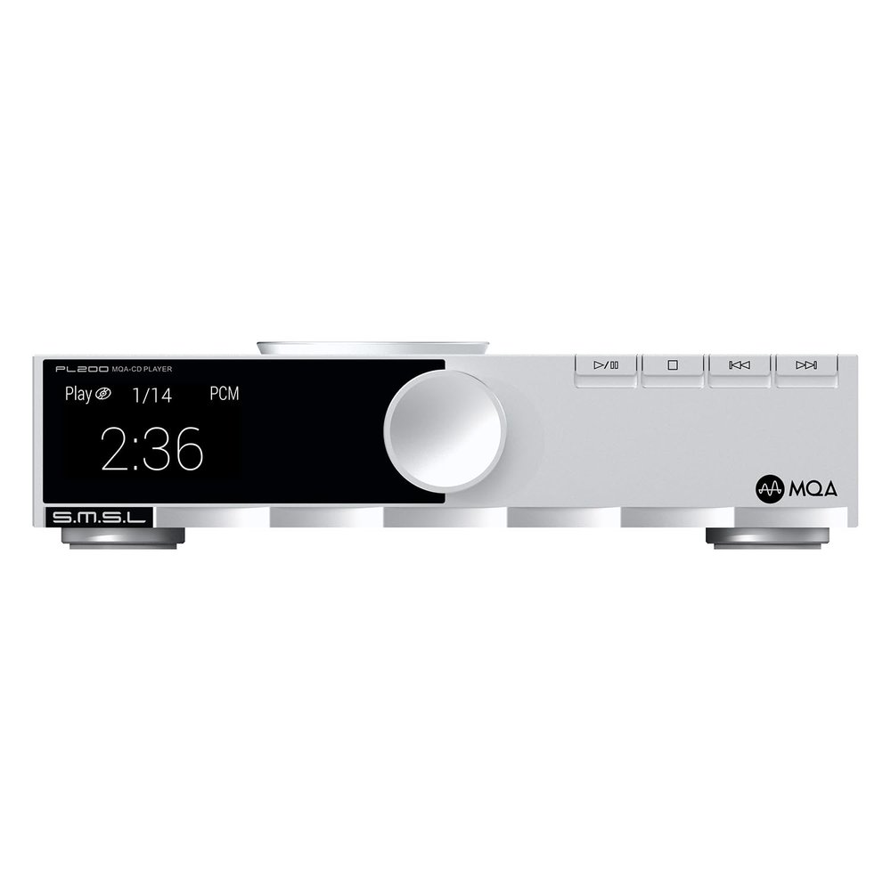SMSL PL200 AK4499EX MQA CD Player Bluetooth 5.1 32bit/768kHz DSD512 with Remote Control