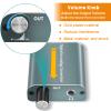 192kHz Optical to 3.5mm Digital to Analog Audio Converter with Volume Control, Aluminium Digital Optical to RCA Adapter Built-in Amplifier Chip with SPDIF Cable and 3.5mm to RCA Cable view 3