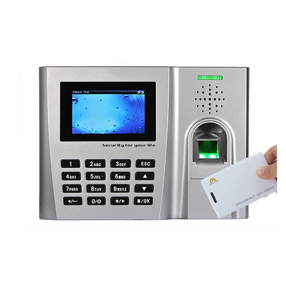 Biometric Employee Attendance Machine Biometric Fingerprint Time Attendance System Clock Recorder Employee Recognition Recording Device Electronic Machine for Small Busin,U260 Ic-One Size