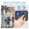 Biometric Fingerprint Time Attendance System Clock Recorder Employee Recognition Recording Device Electronic Machine, view 2