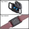 Personalized Dog Collar Holder for Tile Mate 2024/2022, 2 Pack Waterproof Silicone Case for cat pet Necklace Dropper, Scratch Resistant Dustproof Cover for Tile Tracker,Black/Black view 3