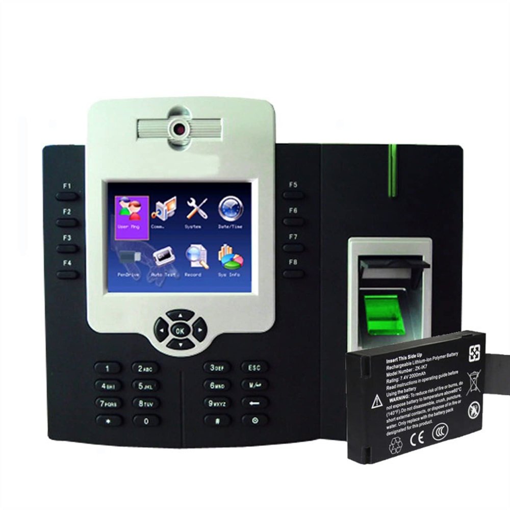 Biometric Employee Attendance Machine ICLOCK880-H 50000 Users Biometric Fingerprint Recognition Employee Time Attendance Machine TCP/IP Door Access Control System for Sma,Iclock880-h-b-One Size