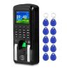 EliteBloom Biometric Employee Attendance Machine Fingerprint Access Control TCP/IP Biometric Time and Attendance Punch Clock for Small Businesses and Offices,Black-One Size view 1