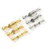 100-piece 2.8mm, 4.8mm, 6.3mm Spring Female Spade Cold Crimping Terminal Connector car Speaker Wire Connector Set.(6.3 Male,Golden) view 3