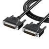 PEVive DB44 Male to Female/Male Serials Port Cable, 26AWG Twisteds Pair for Clear Signals view 1