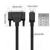 PEVive DB44 Male to Female/Male Serials Port Cable, 26AWG Twisteds Pair for Clear Signals view 2