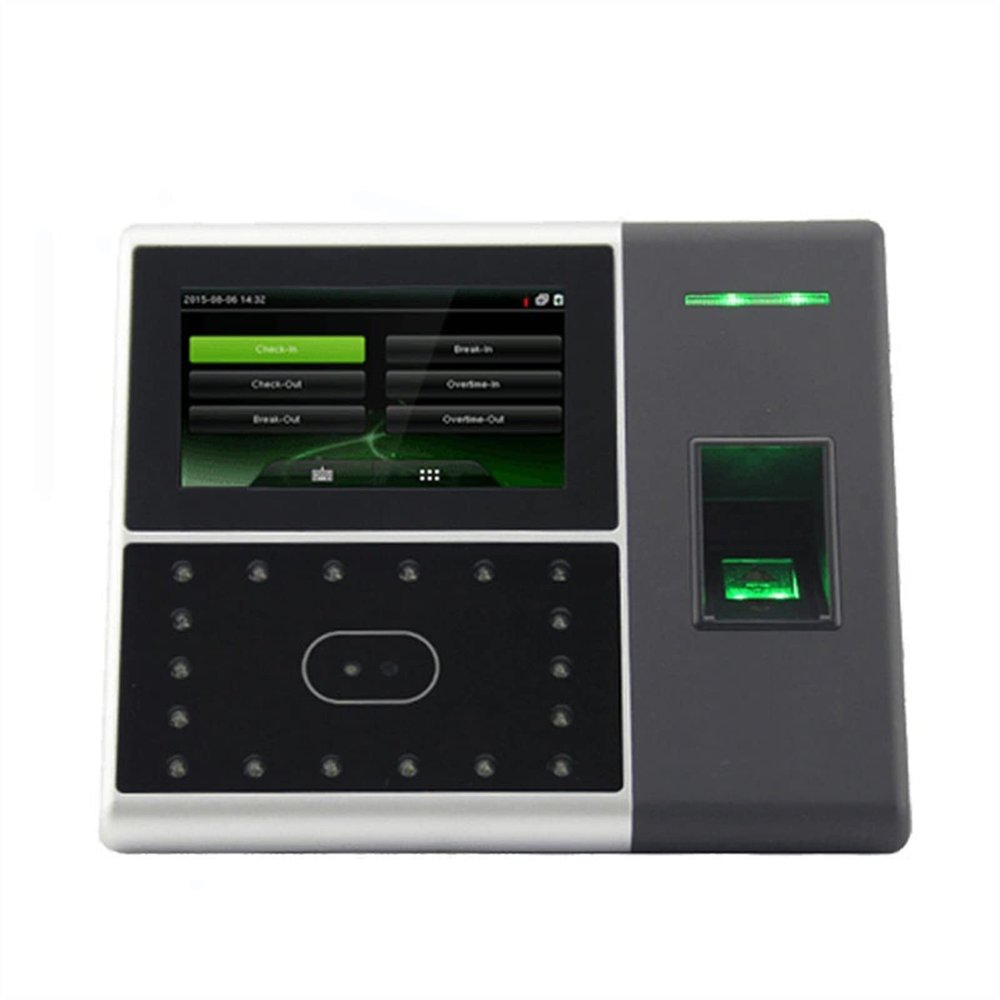EliteBloom Biometric Employee Attendance Machine Smart Attendance Clock UFace302 TCP/IP Biometric Face Facial Fingerprint Time Attendance and Access Control System Time Recorder Tim,302-CN