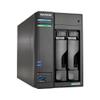 Asustor / DiscTech 12TB NAS Bundle: Lockerstor 2 Gen2 AS6702T NAS Server with 2x4TB SATA HDD and 4x1TB NVMe M.2 SSDs, 8GB RAM, Dual 2.5GbE LAN Ports view 2