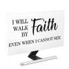 Baocicco I Will Walk by Faith Even When I Cannot See Waterproof Computer Monitor Cover 22, 23, 24, 25 Inch Anti-Static Dustproof Protective Cover for LCD/LED/HD Full Body Cover for Computer Screen view 1