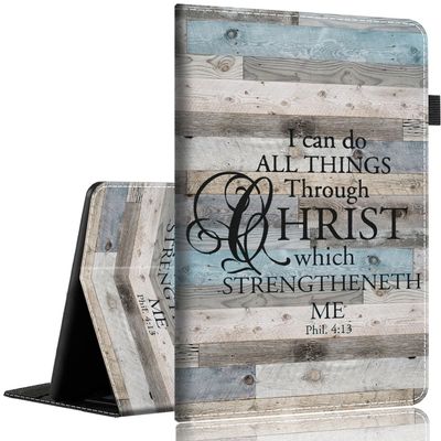 Case for 6.8" Kindle Paperwhite (11th Gen-2021) and Kindle Paperwhite Signature Edition, Light Shell Cover with Auto Wake/SleepI Can Do All Things Through Christ Who Strengthens Me