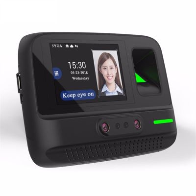 Biometric Employee Attendance Machine AF4 Time Attendance WIFI Wireless Management System Face Fingerprint Password Biometric Device Facial Recognition for Small Business,With Wifi Type-One Size
