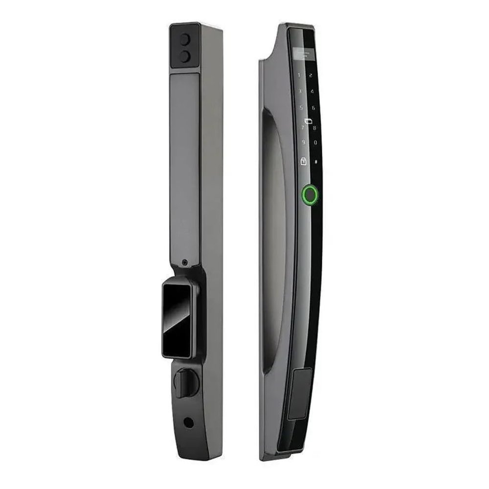DUYHBAWRS-007 Smart Lock Fingerprint Digital APP Remote Password IC Card Key Unlock Electronic Security Door Lock(E,8545)