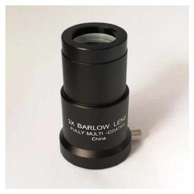 Astronomical Telescope Accessories 1.25 Inches 31.7mm3x Extender 3 Times Barlow Mirror Optical Lens Metal