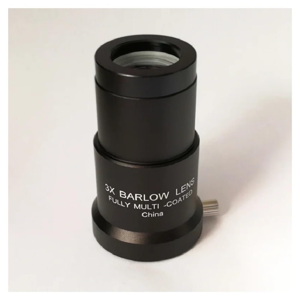 Astronomical Telescope Accessories 1.25 Inches 31.7mm3x Extender 3 Times Barlow Mirror Optical Lens Metal