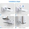 Orbi WiFi 7 Mesh Wall Mount Kit for Net Gear Orbi 370 970 770 870 360 Series and Nighthawk WiFi 7 Router RS200, RS280S,RS300, RS500, RS600, RS700S -(White, 1 Pack) view 4