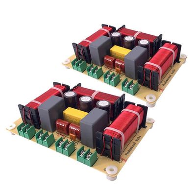 for 1PCS 2PCS 4 Way 300W Speaker Frequency Divider Home Theater HiFi Stereo 4Unit Circuit Stereo Audio Crossover Filters