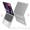 BlHMCASE Compatible with MacBook Pro 14 inch Case Cute White Bow Heart view 4