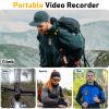 FHD 1080P Body Camera with Audio and Video Recording, Thumb Action Camera, Wearable Camera with Magnetic & 360 Clip,150 Minutes Hands Free Recording Body Worn Cam for Travel, Cycling, Pet Walking view 4