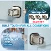 Richelock Fingerprint Door knob, Smart Biometric Door Lock with Keypad, Keyless Entry Code Door Knob, Waterproof & Weatherproof , Auto Lock ,Voice Navigation, For Bedroom, Gate,Office view 4