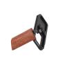 SZZCNOX X-M5 Wooden Handgrip L Bracket for Fuji XM5, Quick Release L-Shape Plate Handle Grip for Fujifilm X-M5, Aluminum Base Pearwood Side Handle Camera Accessories (Black) view 1
