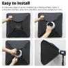 COPLKY Chuck Mount Softbox Speed Rings Adapter for Studio Photography 150mm Fits S-Type Softbox view 2