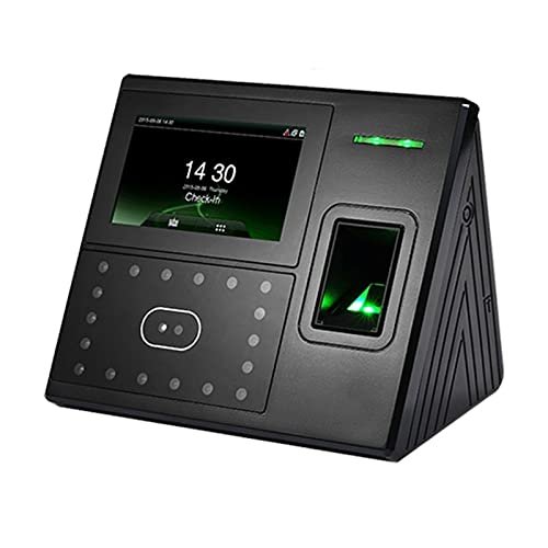 Biometric Employee Attendance Machine UFace402 Biometric Fingerprint Face Facial Recognition Time Attendance TCP/IP Door Access Control System With Free Software for Smal,Uface402-Portuguese