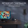 Nighthawk WiFi 7 Router Wall Mount Kit for Net Gear Nighthawk RS200, RS280S,RS300, RS500, RS600, RS700S and WiFi 7 Mesh Orbi 370,970,770,870, 360 Series -(Black, 2 Pack) view 3