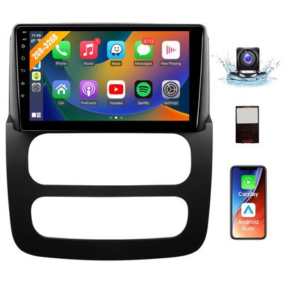 Naifay Car Stereo Radio for Dodge Ram 1500 2500 3500 2002 2003 2004 2005, 9inch IPS Touch Screen for Dodge Ram Car Stereo with Carplay/Android Auto/Bluetooth/GPS/WiFi/Backup Camera/SWC/FM