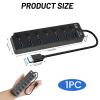 7-Port USB 3.0 Hub with Individual On/Off Switches and Lights, High-Speed Data USB Hub Splitter Portable Extension Adapter for Laptop, PC, MacBook, Mac Pro, Mac mini, iMac, Surface Pro and More view 2