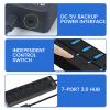 7-Port USB 3.0 Hub with Individual On/Off Switches and Lights, High-Speed Data USB Hub Splitter Portable Extension Adapter for Laptop, PC, MacBook, Mac Pro, Mac mini, iMac, Surface Pro and More view 3