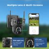 Yoidesu 4K Solar Security Cameras, for Pro APP Connection 2 Way Audio, Home Security Systems 8MP HD Solar Power Outdoor Camera for Home with Solar Panel Power, 4G Network Usage view 3