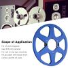 1/4 10.5 Inch Empty Tape Reel, 6 Hole Aluminum Alloy Universal Opening Machine Part, Sound Tape Takeup Reel for Pioneer Reel to Reel Recording Tapes (Blue) view 2