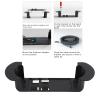 Ethernet Cable Caddy Management Accessories Mini Mount with ABS Mounting Bracket, Ethernet Cable Organizer for V2 Ethernet Adapter, Ideal for Streamlining Internet Connections view 3