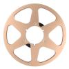 1/4 10.5 Inch Empty Tape Reel, 6 Hole Aluminum Alloy Universal Opening Machine Part, Sound Tape Takeup Reel for Pioneer Reel to Reel Recording Tapes (Gold) view 1