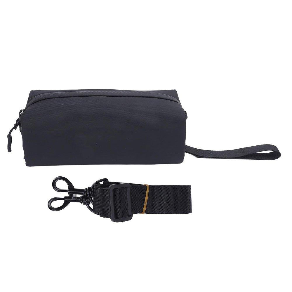 Stylish PU Leather Carrying Case for 3, Large Capacity with Soft Velvet Interior, Dual Anti Slip Zippers, Compact Portable Shoulder