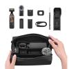 Stylish PU Leather Carrying Case for 3, Large Capacity with Soft Velvet Interior, Dual Anti Slip Zippers, Compact Portable Shoulder view 2