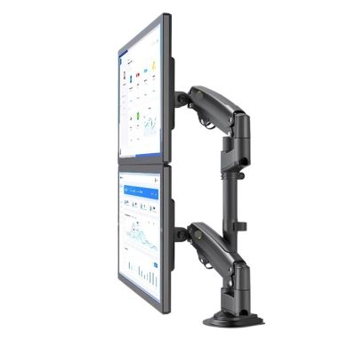 ADPVRLUQ H180 Full Motion 22"-32" 34" Dual Monitor Computer Desk Stand Gas Spring Arm LCD TV Stand 2-12kg 200X200 200X100