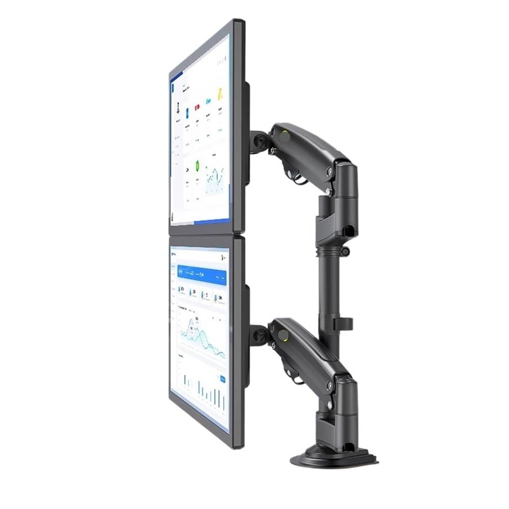 ADPVRLUQ H180 Full Motion 22"-32" 34" Dual Monitor Computer Desk Stand Gas Spring Arm LCD TV Stand 2-12kg 200X200 200X100