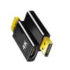 HDMI to DP Male to Female Converter 4K Display Port to HDMI-Compatible Adapter Video Audio HD Cable Compatible with The PC TV Projector(4K) view 2