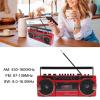 Retro Cassette Tape Player Recorder with AM FM SW Radio and Bluetooth Speak view 4