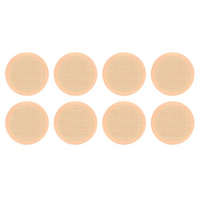 Pyle 4 Pair Speakers, 150W 5.25" Round Flush Mount in Wall/in Ceiling Home Speakers, PDIC Series, Tan