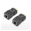 4k RJ45 Ports LAN Network Extension Up to 30m Over CAT5e / 6 UTP LAN Ethernet Cable HDMI-Compatible Extender Compatible with The HDTV HDPC(Black) view 2