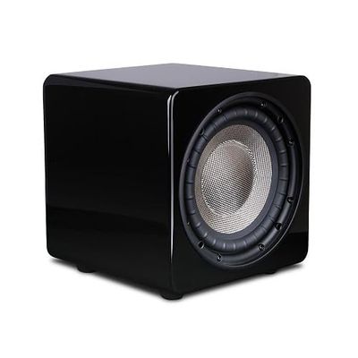ES-SUB-EVO8-250-BLK Evolution Series 260W 8" Sealed Subwoofer, Gloss Black