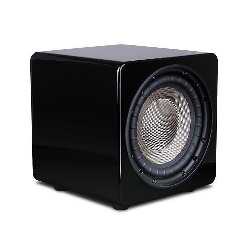 ES-SUB-EVO8-250-BLK Evolution Series 260W 8" Sealed Subwoofer, Gloss Black