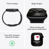 Apple Watch Series 10 [GPS, 46mm] - Jet Black Aluminum Case with Black Sport Band, M/L (Renewed Premium) view 3