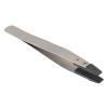 Carbon Fiber Plastic Tweezers, Anti Static Flat Tweezers for Electronics, Durability and Easy to Use for Semiconductor and Aerospace Manufacturing, Interchangeable Tweezers, view 1