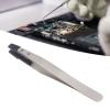 Carbon Fiber Plastic Tweezers, Anti Static Flat Tweezers for Electronics, Durability and Easy to Use for Semiconductor and Aerospace Manufacturing, Interchangeable Tweezers, view 3